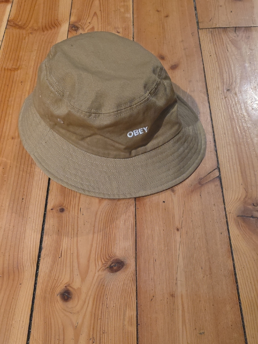 Obey Men's Tan/Brown Cotton Bucket Hat